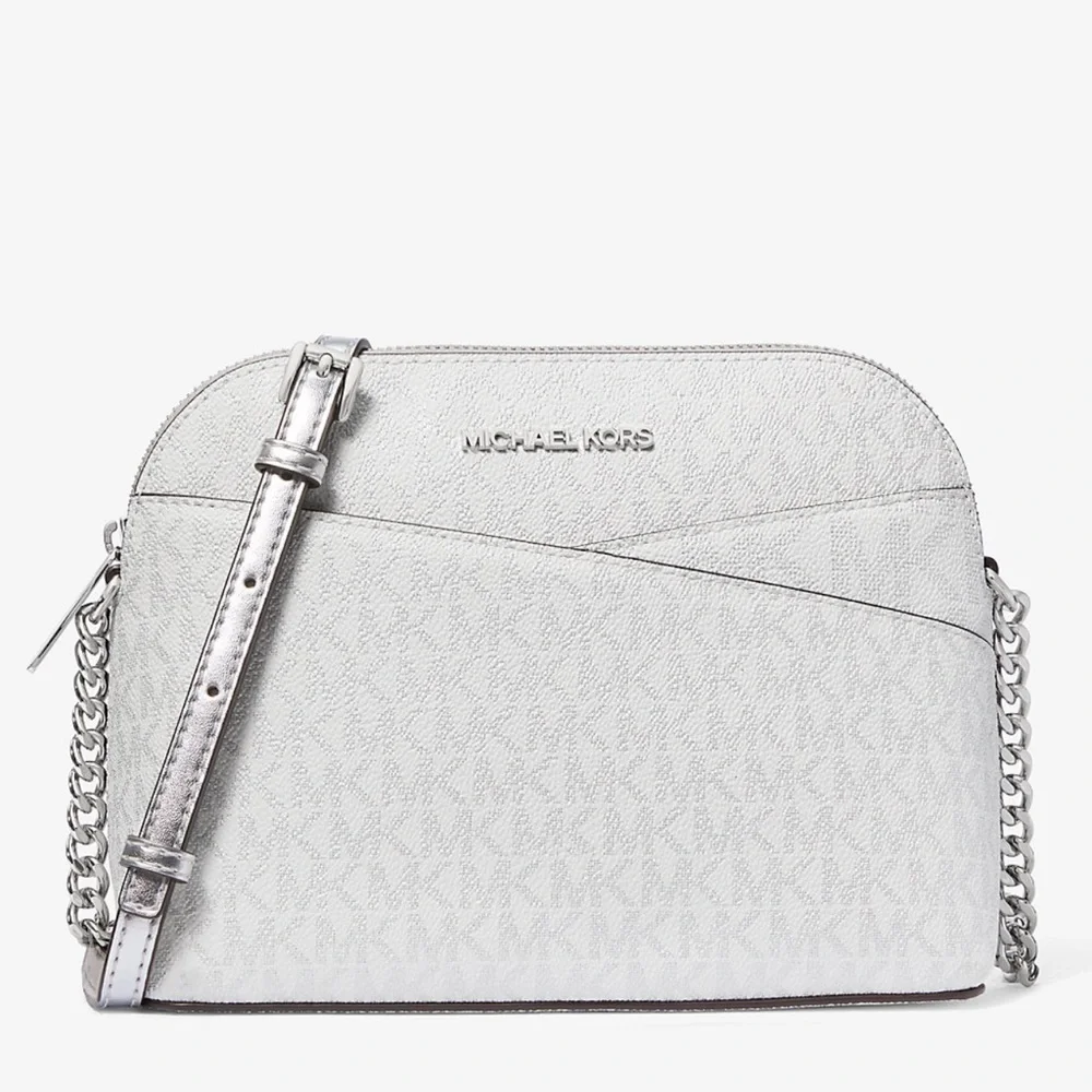 Michael Kors Jet Set Travel Medium Signature Logo Dome Crossbody Satchel Bag
NWT - Picture 1 of 16